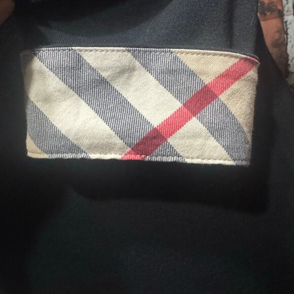 Burberry Brit Size Medium 3/4 Sleeve Black Top EUC {178} - Picture 11 of 11